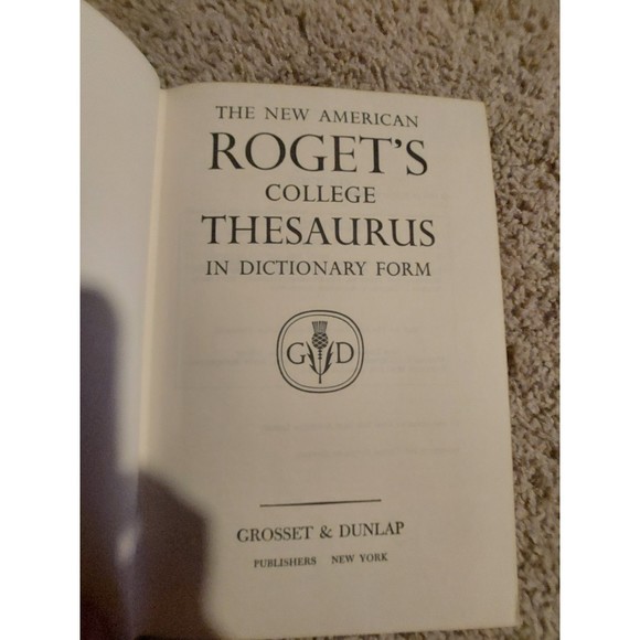 The New America Roget's College Thesaurus In Dictionary Form - Picture 2 of 3